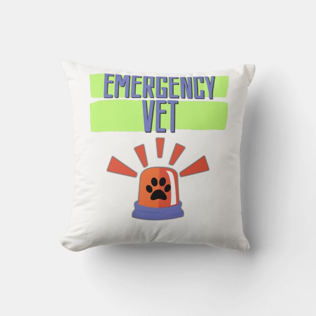 Emergency Vet – Veterinary Emergency Design Cushion (Front)