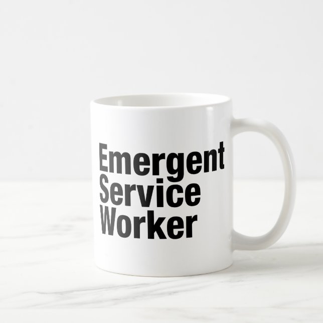 Emergent Service Worker Coffee Mug (Right)
