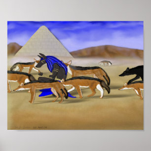 Emerging from the Pack Anubis Poster
