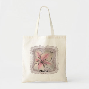Emerging lily flower tote bag