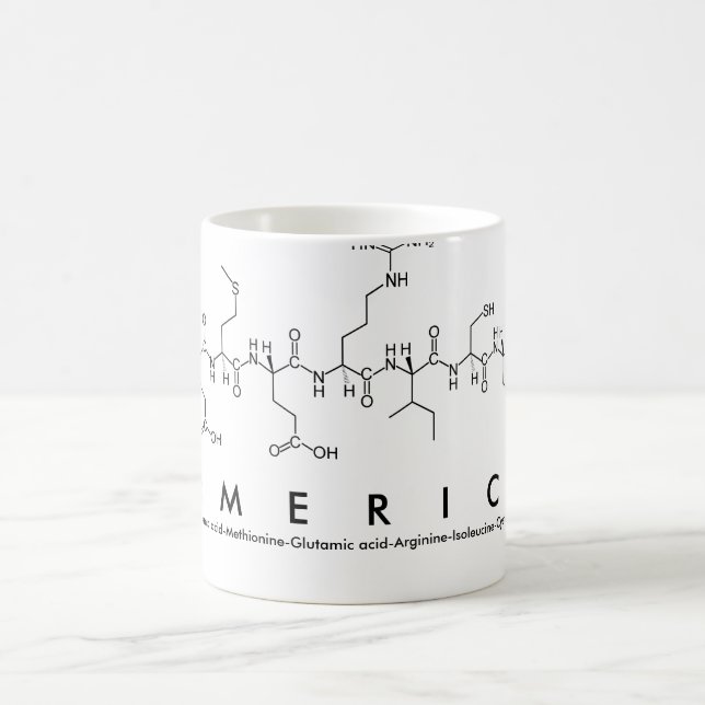 Emerick peptide name mug (Center)