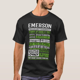 Emerson Girl Name Definition T-Shirt