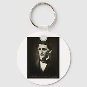 Emerson Love Of Beauty Is Taste Love Quote Gifts Key Ring