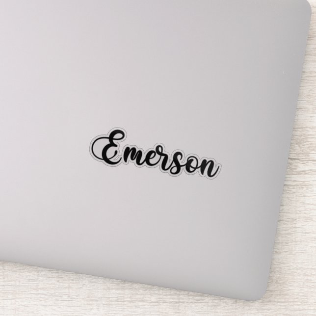 Emerson Name - Handwritten Calligraphy (Detail)