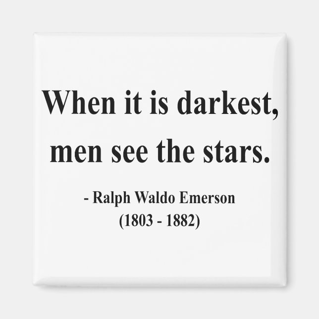 Emerson Quote 12a Magnet (Front)