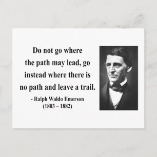 Emerson Quote 3b Postcard