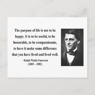 Emerson Quote 5b Postcard