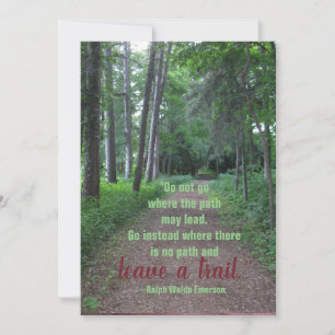 Emerson Quote Graduation Card