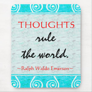 Emerson's Motivating Quote Mousepad