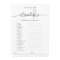 EMERY Whimsi Word Scramble Baby Shower Game Card