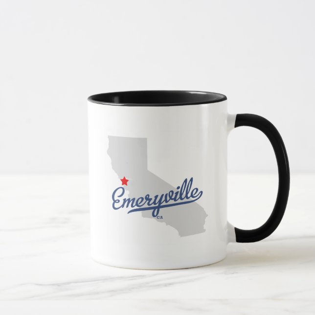 Emeryville California CA Shirt Mug (Right)