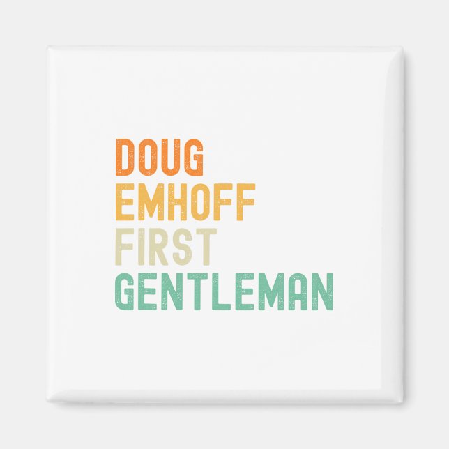 Emhoff As First Gentleman Kamala Harris Husband  Magnet (Front)