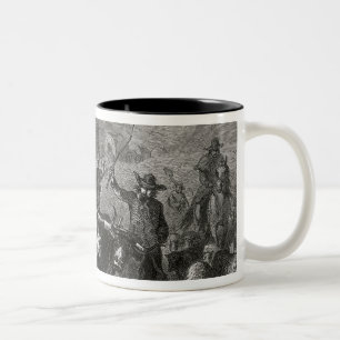 Emigration to the Western Country Two-Tone Coffee Mug