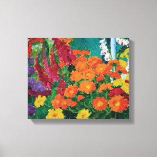 Emil Nolde - Garden of Flowers Fine Art Poster Canvas Print