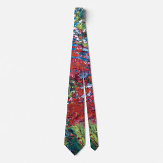 Emil Nolde Red Flowers Expressionism Fine Art Tie