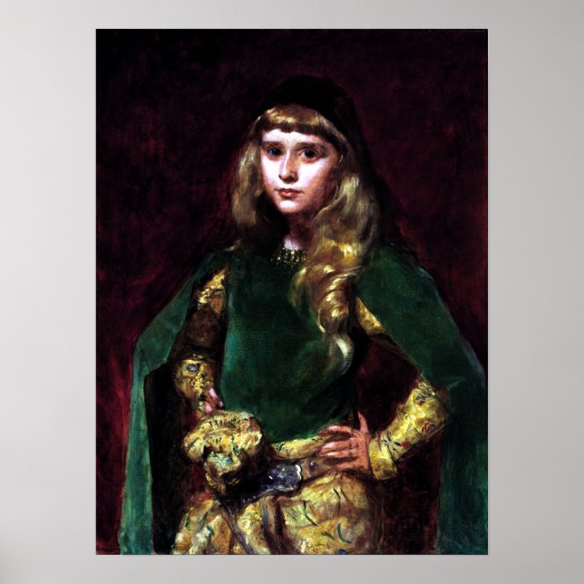 Emile Auguste Carolus-Duran Natalie at Ten Poster (Front)