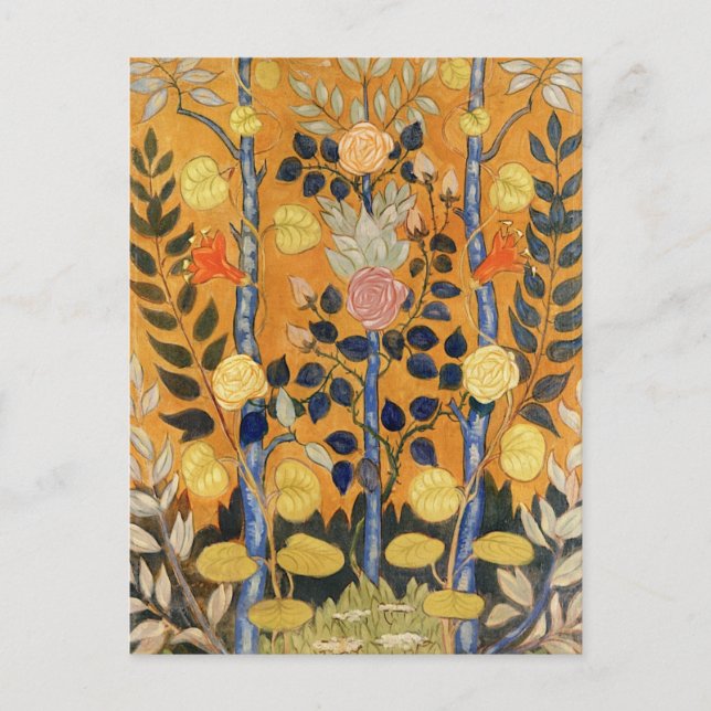 Emile Bernard painting,  Roses Postcard (Front)