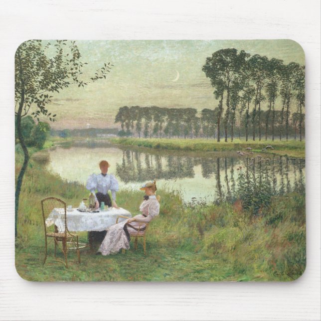Emile Claus - Summer Evening Mouse Mat (Front)