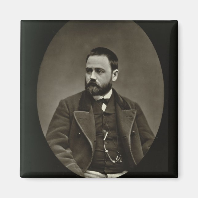 Emile Zola (1840-1902) from 'Galerie Contemporaine Magnet (Front)