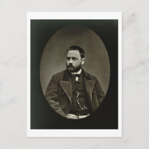 Emile Zola (1840-1902) from 'Galerie Contemporaine Postcard