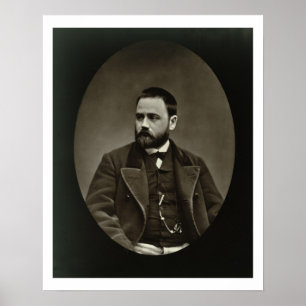 Emile Zola (1840-1902) from 'Galerie Contemporaine Poster