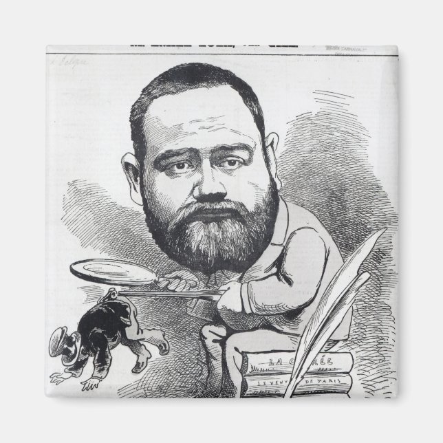 Emile Zola as a naturalist, from 'L'Eclipse' Magnet (Front)
