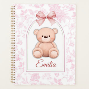 Emilia   Custom Pink Teddy Bear Nursery Design  Planner