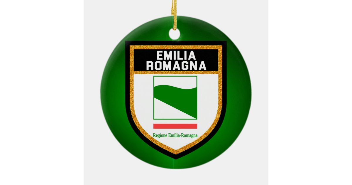 Emilia-Romagna Flag Christmas Ornament | Zazzle.co.uk