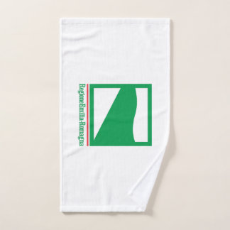 Emilia Romagna flag (Italian region) Hand Towel