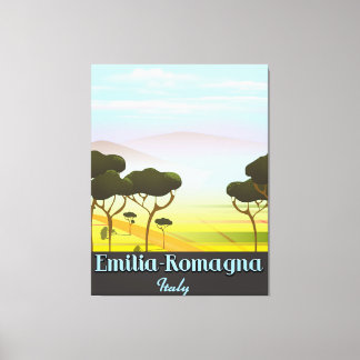 Emilia-Romagna Italy travel poster Canvas Print