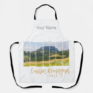 Emilia-Romagna Landscape Italy Vintage Souvenir Apron