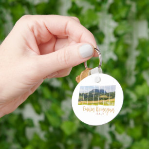 Emilia-Romagna Landscape Italy Vintage Souvenir Key Ring