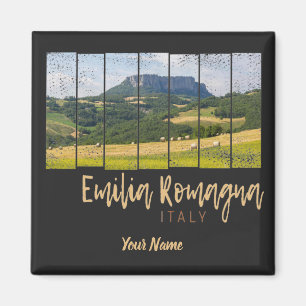 Emilia-Romagna Landscape Italy Vintage Souvenir Magnet