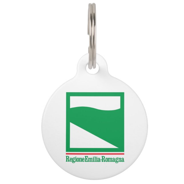 Emilia Romagna (Region of Italy) flag Pet Tag (Front)