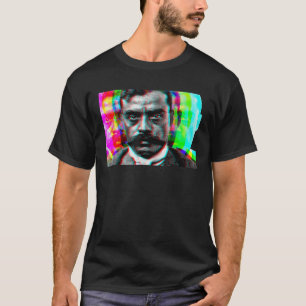 Emiliano Zapata Mexican Flag La Revolucion Mexican T-Shirt