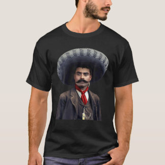 Emiliano Zapata Mexico Famous Face Portrait T-Shirt