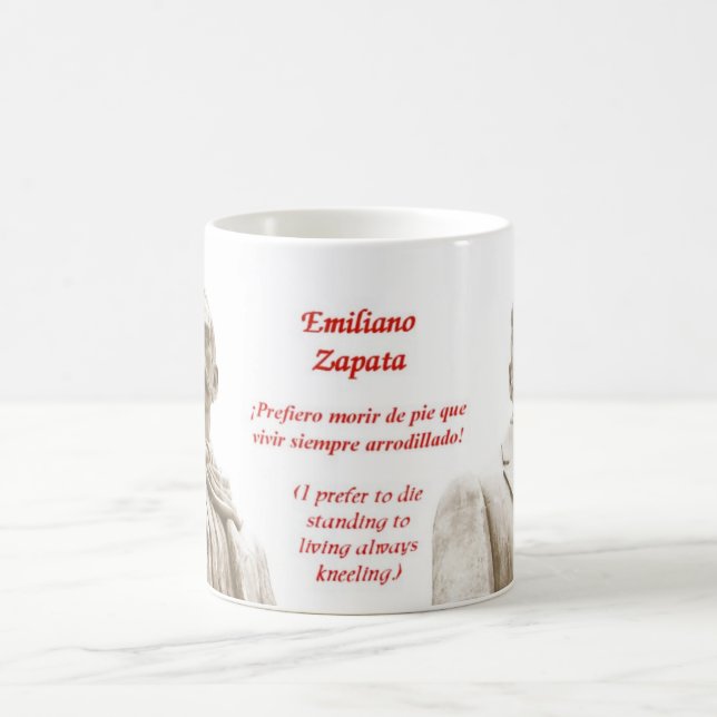 Emiliano Zapata quote mug (Center)