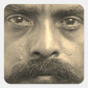 Emiliano Zapata Square Sticker