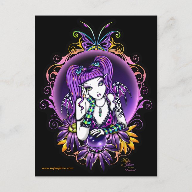 Emilicous Rainbow Fairy Postcard (Front)