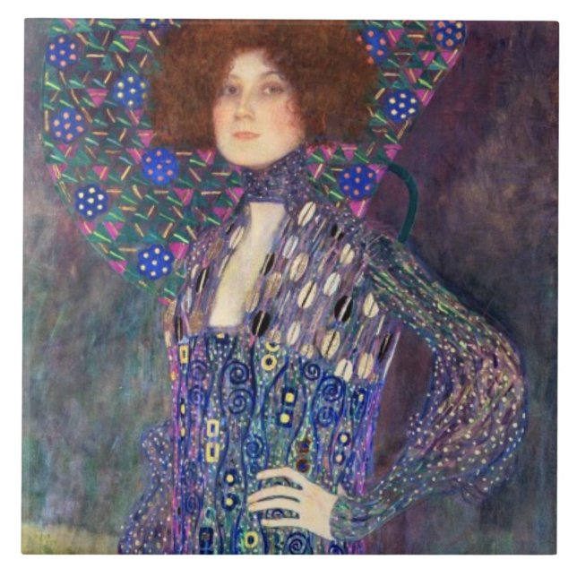 Emilie Floege, 1902 Tile (Front)