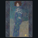 EMILIE IN BLUE - GUSTAV KLIMT TISSUE PAPER<br><div class="desc">One of the darker painted portraits by the famous Austrian artist Gustav Klimt rich with blue and purple colour blending.  For more famous portrait fine art options see the SalvageScapes collection PORTRAIT STYLE</div>