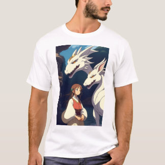 Emily and the Dragon Anime T-shirt