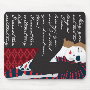 Emily Bronte / Wuthering Height gift design with q Mouse Mat