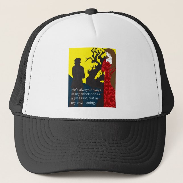 Emily Bronte / Wuthering Height gift design with q Trucker Hat (Front)