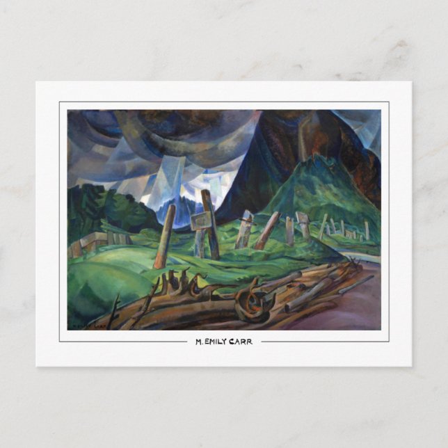 Emily Carr #329 - Fine Art Postcard (Front)