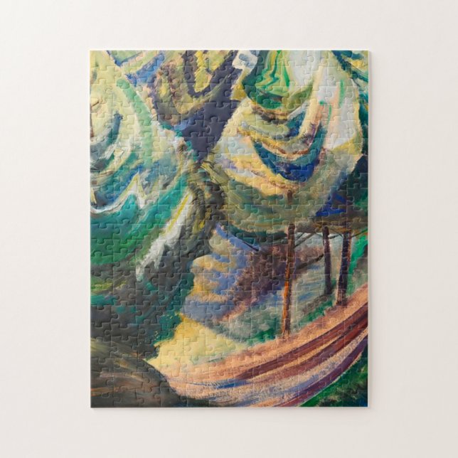 Emily Carr Path Among Pines Canadian Landscape Jigsaw Puzzle (Vertical)