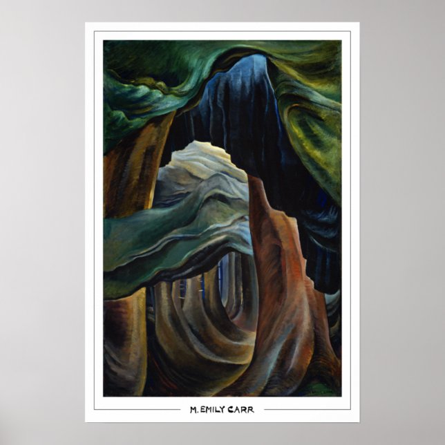 Emily Carr Zedign Art Poster #1 (Front)