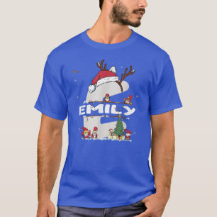 Emily Christmas Shirt w Emily Name for funny Xmas
