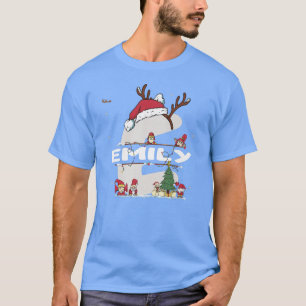 Emily Christmas w Emily Name for funny Xmas T-Shirt