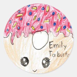 Emily: Circle Sticker